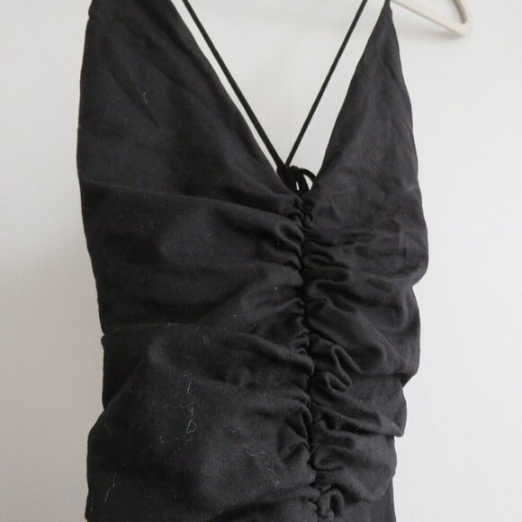 FREE PEOPLE X INDAH BODY Ice Dancer Slip Mini Dress in Black - Size 3 / Large - Picture 8 of 13